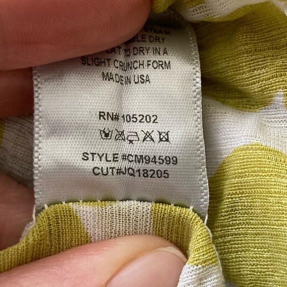 Chalet Et Ceci Green Dot Convertible Draping Vest Jacket to Wrap Top Sz S - Picture 5 of 5